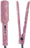480 Degrees Flat Iron Hair Straighteners Bedazzled Crystal Bling Irons Flat Iron Hair Styler