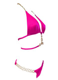 June Strappy Triangle Top & Tango Bottom - Pink