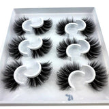 HBZGTLAD 2/4 Pairs Natural False Eyelashes Fake Lashes Long Makeup 3d Mink Lashes Eyelash Extension Mink Eyelashes for Beauty - shopwishi 