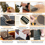 54PCS Guitar Repair Maintenance Tool Kit Stringed Instruments Luthier Necessary Tools