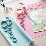 Silicone Non-Stick Painting Craft Mat Pigment Palette