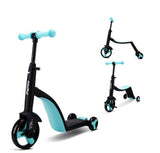 Kick Nadle Child's Children Scooter Children's Tricycle Kids Baby Scooters 3 in 1 Scooty Child for Bike Ride on Toys Tricks