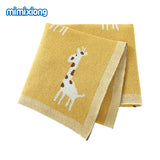 Baby Blankets Newborn Bebes Swaddle Wrap Cotton Knitted Infantil
