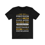 We do Precision Guess Work Based On Unreliable Data