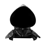 Steampunk Halloween Hat in Party Hats Stone Grain PU Leather Cone Witch Hat Design Cosplay Costume Props Birthday Party Unisex