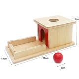 Montessori Toddler's Wooden Sensorial Box Board Puzzle