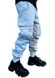 Men's casual pants European and American sports pants Amazon trousers multi-pocket overalls