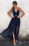 Women Maxi Long Dress Holiday Summer Evening Party Beach Slit Spilt Sundress Woman Ladies Sleeveless Dresses