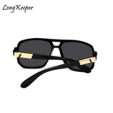 Long Keeper Square Sunglasses Men Luxury Brand Design Couple Lady Celebrity Flat Hot Women Sun Glasses Super Star Cool Eyewear