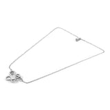 Flying Bee Link Paradise Silver Necklace Pendant