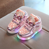 Toddler Baby Shoes Fashion Sneakers For Children Girl Boys Star Luminous Child Casual Colorful Light Shoes Sneakers 2019