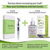 Anti Aging Face Massager by VIJUVE for Wrinkles Removal & Facial Skin