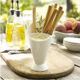 Kitchen Serving Tool Snack Cone Stand + Dip Holder