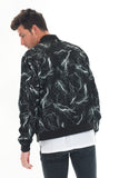 BOLT BOMBER JACKET- BLACK