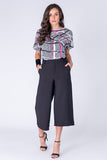 FLOWING FIT PRINTED BLOUSE