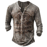 Bababuy High Quality Imitation Cotton T Shirts Men Long Sleeve Punk Style Tops Oversized V Collar 66 3D Printed T Shirts