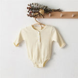 Cotton Buttonup Winter Onesie Set