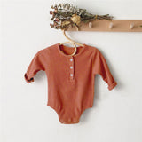 Cotton Buttonup Winter Onesie Set