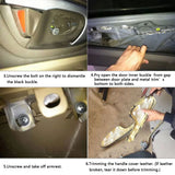 Beige Car Front Door Panel Armrest Cover For Honda