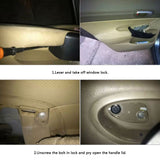 Beige Car Front Door Panel Armrest Cover For Honda