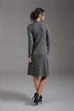 Long Sleeve Empire Line Dress