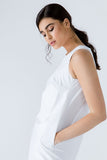 White Cotton Sack Dress