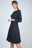 Check Fit and Flare Dress