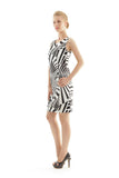Zebra Print Shift Dress