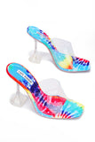 MADRID GOT IT RIGHT CHUNKY SANDALS-CLEAR