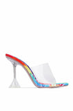 MADRID GOT IT RIGHT CHUNKY SANDALS-CLEAR