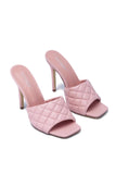 STITCH SQUARE STILETTO SANDAL-BLUSH