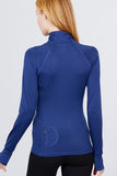 Women's Solid Workout Track Jacket