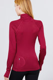 Women's Solid Workout Track Jacket