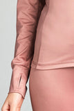 Women's Solid Workout Track Jacket
