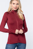 Women's Solid Workout Track Jacket