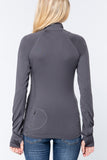 Women's Solid Workout Track Jacket