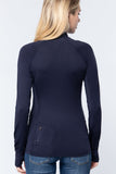 Women's Solid Workout Track Jacket