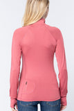 Women's Solid Workout Track Jacket