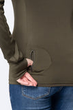 Women's Solid Workout Track Jacket