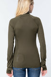 Women's Solid Workout Track Jacket