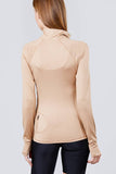 Women's Solid Workout Track Jacket