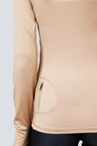 Women's Solid Workout Track Jacket