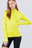 Women's Solid Workout Track Jacket