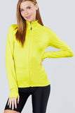 Women's Solid Workout Track Jacket