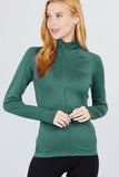 Women's Solid Workout Track Jacket