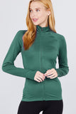 Women's Solid Workout Track Jacket