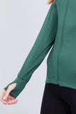 Women's Solid Workout Track Jacket