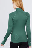 Women's Solid Workout Track Jacket