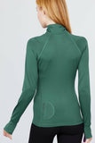Women's Solid Workout Track Jacket
