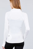 Women's Solid Workout Track Jacket